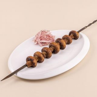 Шашлык из шампиньонов