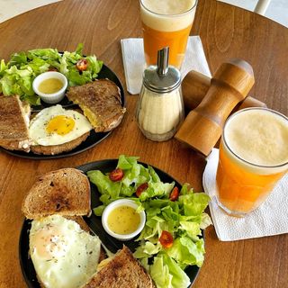 Scrambled eggs Breakfast