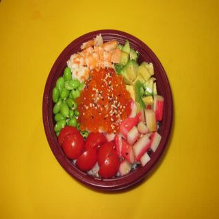 403-Poke Bowl Huevas Salmón
