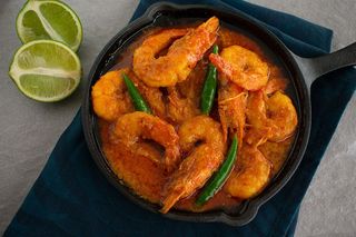 Langostino Al Curry Chino