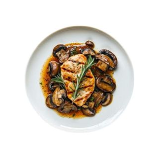 78. Pollo con Champiñones