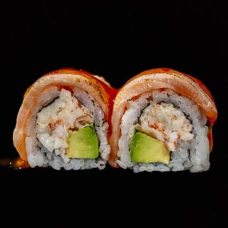 Uramaki rainbow roll (8 pzs.)