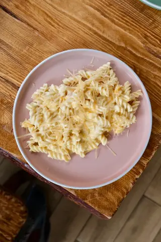 Pasta with cheese