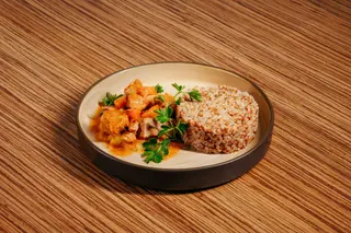 Gulyash with buckwheat