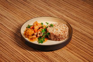 Gulyash with buckwheat