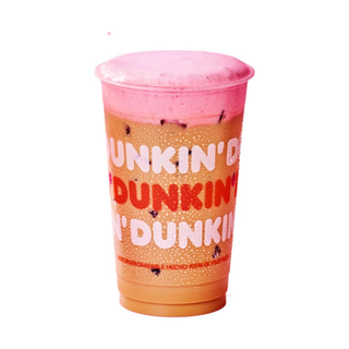 Iced Pink Vanilla Latte