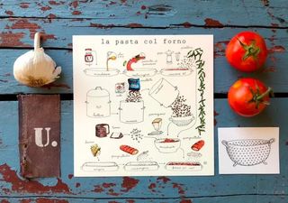 Le Ricette di Nina Melan - La Pasta col forno 19x19cm