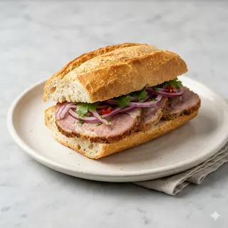 Pan Con Butifarra