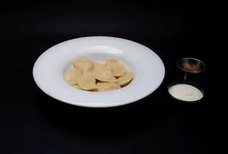 Вареники з сиром та картоплею.