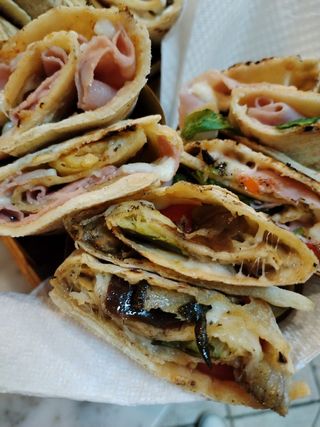 Piadina con pancetta coppata