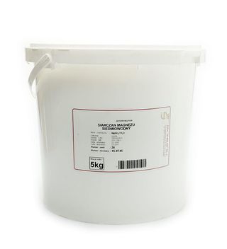 Siarczan Magnezu Siedmiowodny sól gorzka Epsom CZCH 5kg STANLAB