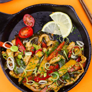   Plat Poulet aux legumes 