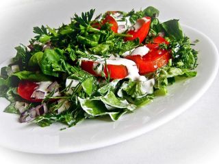 Салат "Шпинатный"