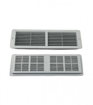 (160173) Rozetna za ventilaciju 150x300mm PVC siva