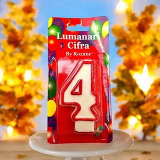 Lumanare cifra 4