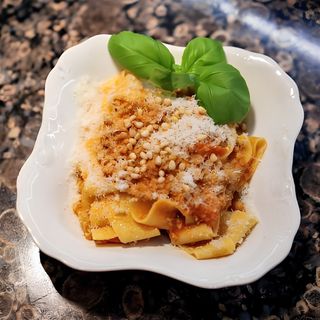 Pasta Al Forno Con Melanzana E Basciamella