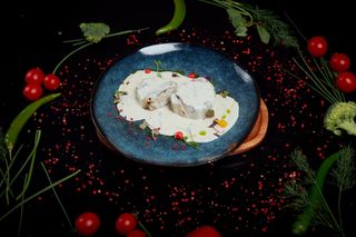 Medalion de vită in sos gorgonzola