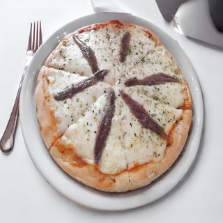 Pizza media masa grande mixta