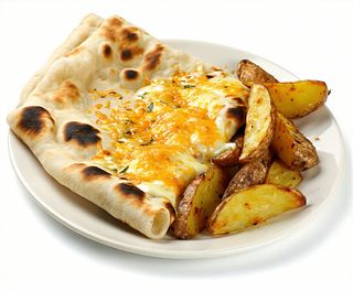 Naan De Queso + Patatas
