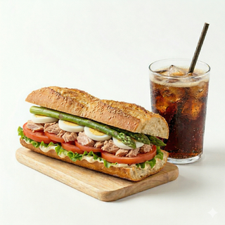 Bocadillo Vegetal +Bebida