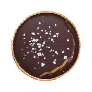 Tartaleta de chocolate y caramelo