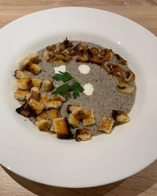 Supă cremă de ciuperci