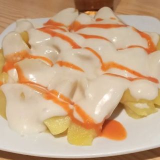 Patatas Bravas solo con picante  (Ración)