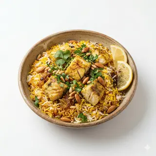 Beriani Libanés De Pescado