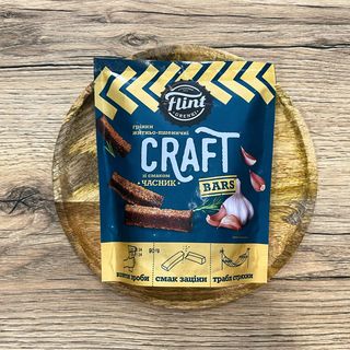 Grzanki Flint CRAFT Bars Czosnek 90g