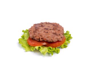 Burger al piatto
