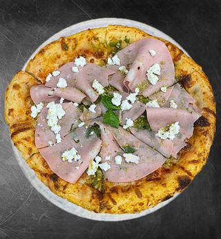 Pizza Mortadella e Pistachio Ø32cm