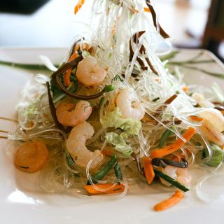 Makaron sojowy z krewetkami 400g