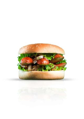 Sausage burger