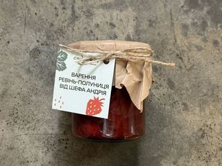 Варення ревінь-полуниця (390g)