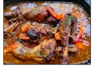 Pollo Con Escamarlans