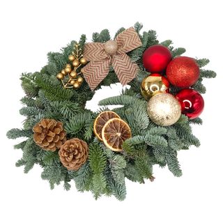 Coronita din brad argintiu si accesorii 