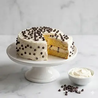 Pan di spagna chantilly & gocce di cioccolato 4 persone