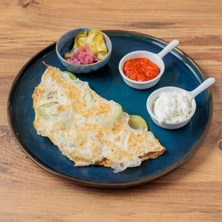 Omlet sa belancima i tikvicama