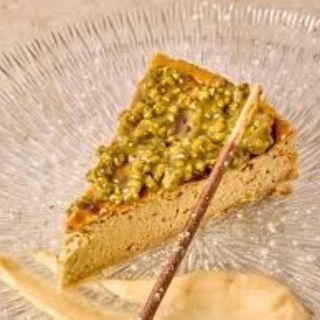 TARTA DE QUESO CON PISTACHO 