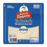 Queso Semicurado Mezcla Ya Cortado García Baquero Cuña 1/8, 250 G