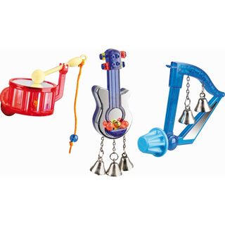 FLAMINGO Igračka za ptice Muzika 8cm, raznih oblika  (KOD FLA108663)