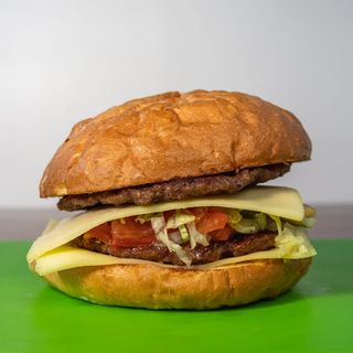 Extra cheeseburger