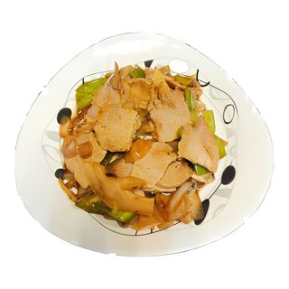 131. Свинско със зеленчуци (700г)