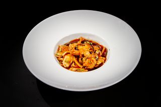 Pollo Salteado Con Champiñones