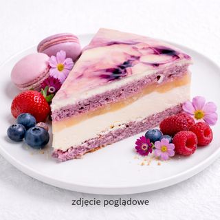 Tort lavendowy