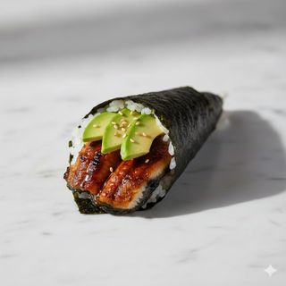 Temaki De Anguila Con Aguacate (1 Ud.)