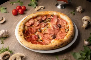Pizza Quattro carni  Ø 32cm - D
