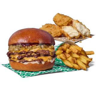 POTRÓJNY SMASH BBQ ZESTAW POWIĘKSZONY