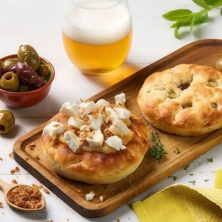 Focaccia de compota de poma