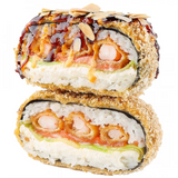 Суші бургер лосось-креветка